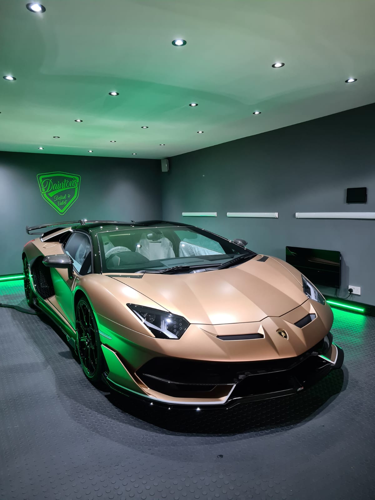 Dainton's purpose-built studio in Reading